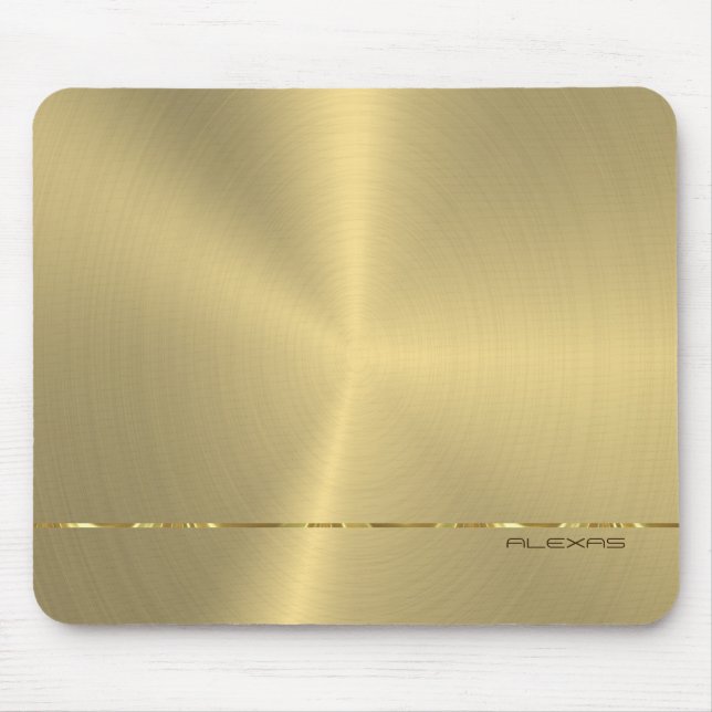 Bakgrund för shiny metallfaux guld musmatta (Framsidan)