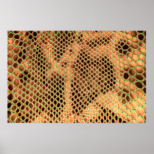 Bakgrund för Snake-skalet Poster