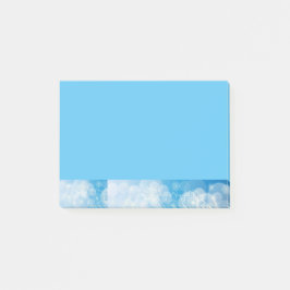 Bakgrund för snöflingor post-it block