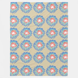 Bakgrund för solrosbrickan abstrakt fleecefilt