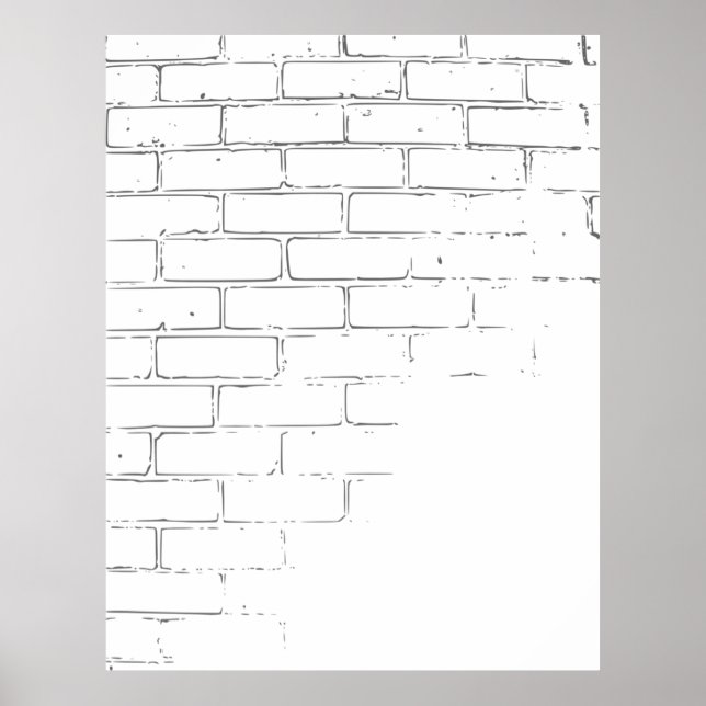 Bakgrund för struktur i tegelväggen poster (Framsidan)