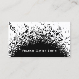 Bakgrund för svart musikexplosion, affärskort visitkort