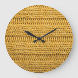 Bakgrund för texturerat Trendig med gult Stor Klocka