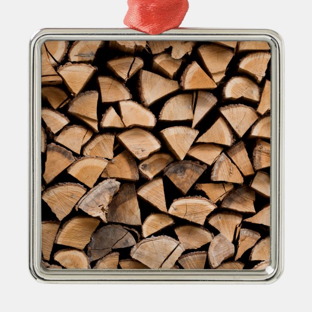 Bakgrund för träpåle julgransprydnad metall (Framsidan)