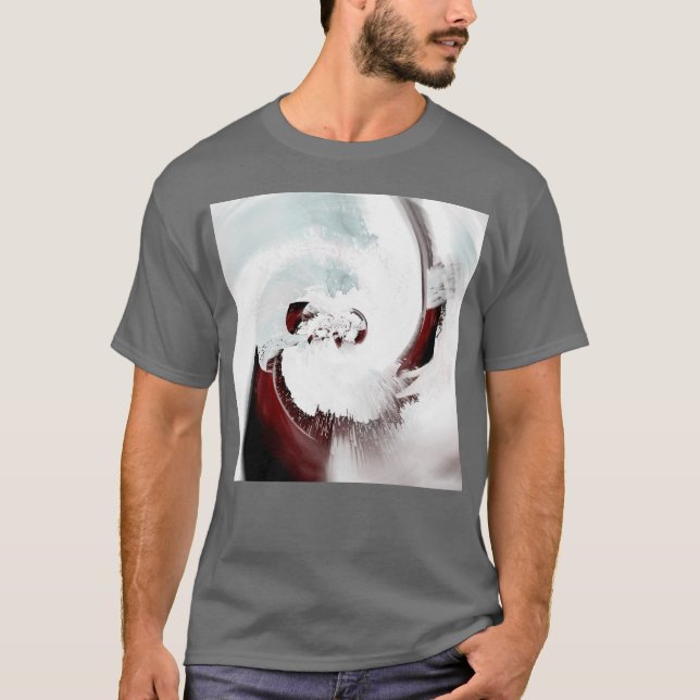 Bakgrund för uttrycklig abstrakt t shirt (Framsida)