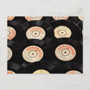 Bakgrund för vinylposter vykort
