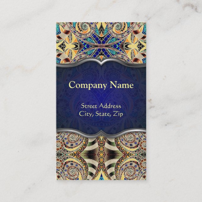 Bakgrund för visitkortblommigtabstrakt visitkort (Framsida)