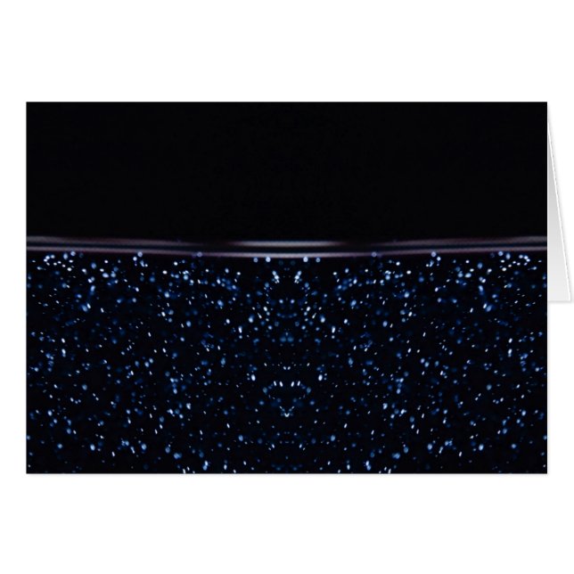 Bakgrund glitter - blå hälsningskort (Framsidan Horizontal)