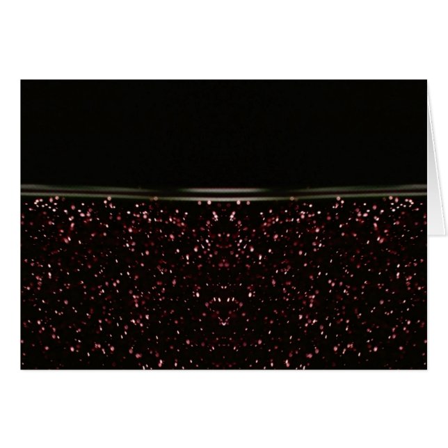 Bakgrund glitter - Röd Hälsningskort (Framsidan Horizontal)