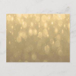 Bakgrund - Guld Bokeh Glitter Ljus Vykort