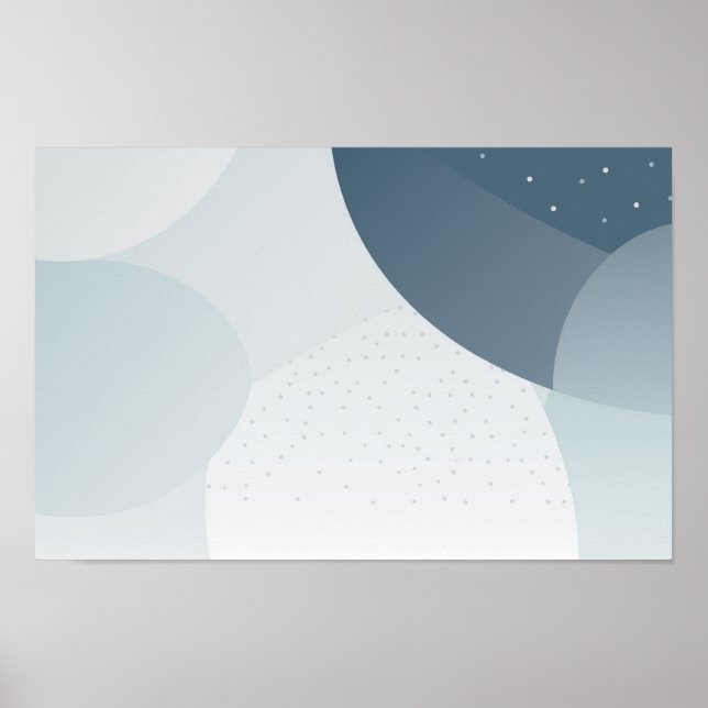 Bakgrund i rundade blanketter i grått poster (Framsidan)