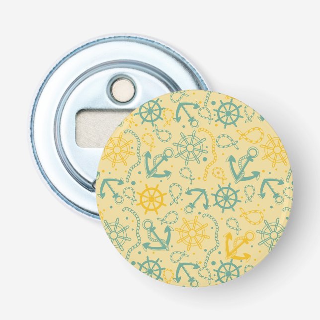 Bakgrund med ankare, rep flasköppnare (Framsidan)