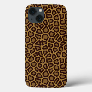 Bakgrund med en kakel i leopardmönster