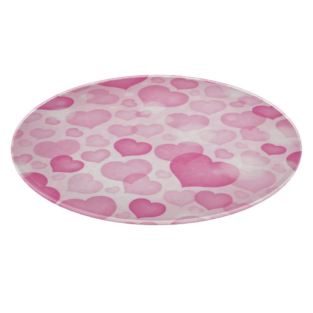 Bakgrund med hjärtor (Hörn)