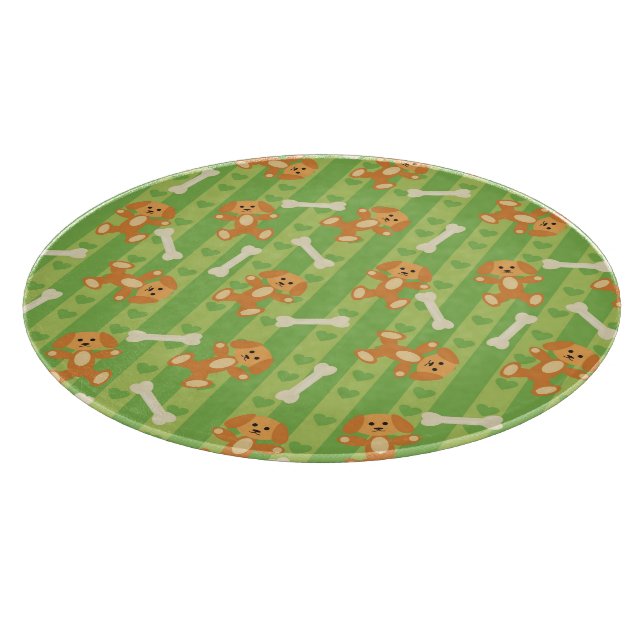 bakgrund med hundar och ben (Hörn)