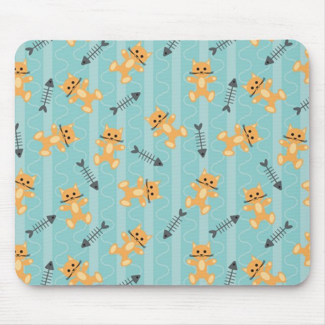 bakgrund med katter musmatta (Framsidan)