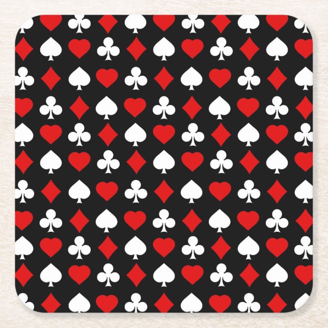 Bakgrund med kostymer underlägg papper kvadrat (Framsidan)