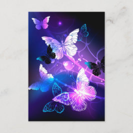 Bakgrund med nattfjärilar inbjudningar