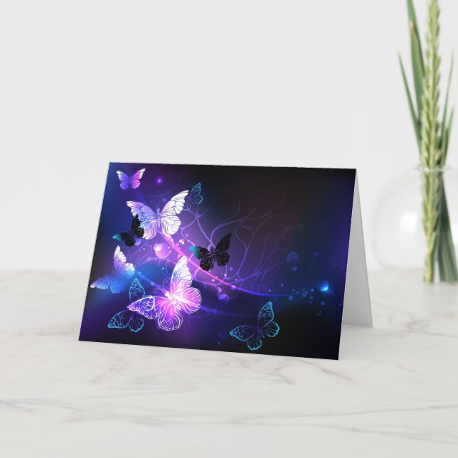 Bakgrund med nattfjärilar program (Framsida)