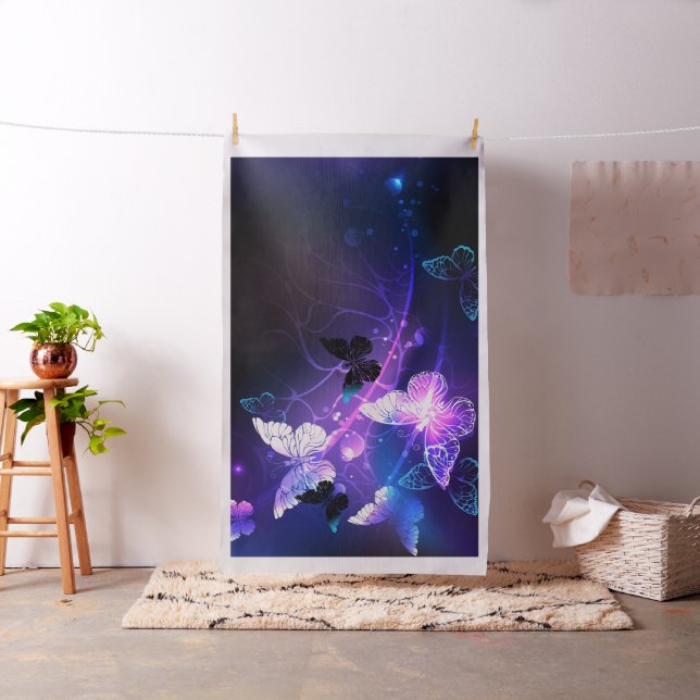 Bakgrund med nattfjärilar tyg (In Situ)