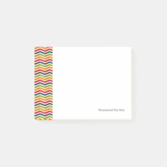 Bakgrund med randar i retro post-it block (Framsida)