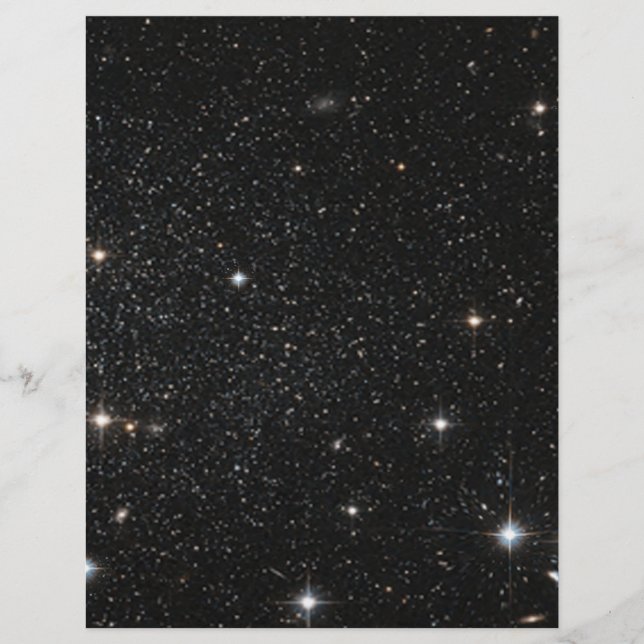 Bakgrund - Natten Himlar och stjärnor Reklamblad (Framsidan)