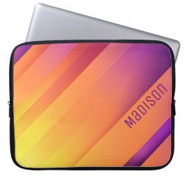 Bakgrund och anpassning av färgstark Abstrakt Laptop Fodral