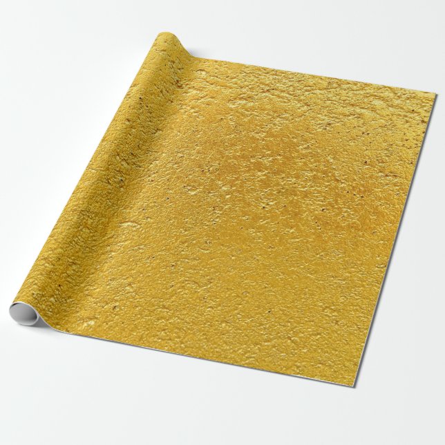 Bakgrund och texturabstrakt guld eller folie presentpapper (Utrullad)