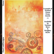 Bakgrund, Orange, Guld, Red Rust ED6FS Decoupage