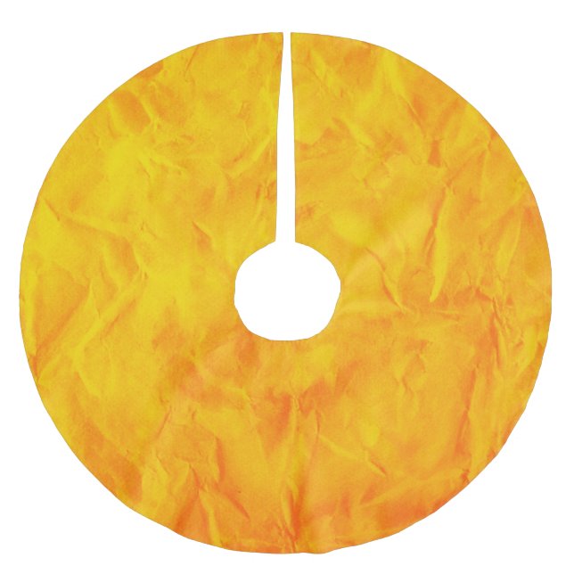 Bakgrund PAPPRA STRUKTUR - orangens gult Julgransmatta Borstad Polyester (Framsidan)