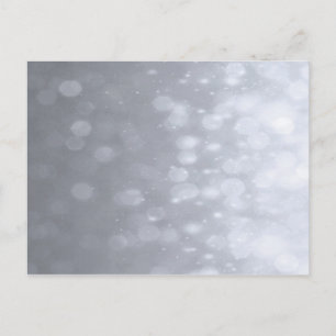 Bakgrund - Silver Bokeh Glitter Ljus Vykort