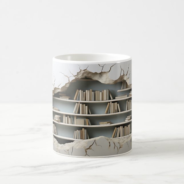 Bakgrund till 3D-bokhyllan Mugg (Center)