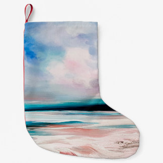 Bakgrund till abstrakt olja struktur. Måla på arbe Liten Julstrumpa