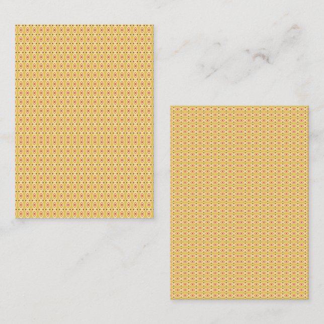 Bakgrund till brant Orange och Gult Visitkort (Fram/baksida)