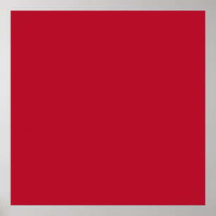 Bakgrund till Bright Crimson Red Solid Trend Färg Poster