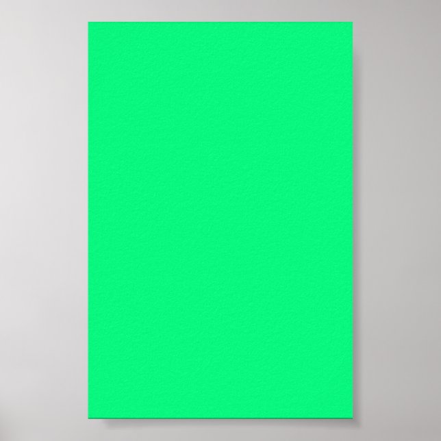 Bakgrund till Bright Neon Grönt på en Poster (Framsidan)