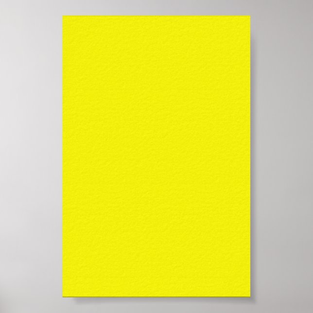 Bakgrund till Bright Neon Gult på en Poster (Framsidan)