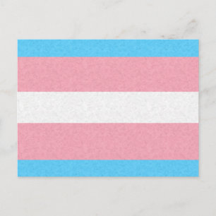 Bakgrund till Färgad för transgenPridets Flagga Vykort