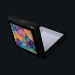 Bakgrund till färgade bläck-alkoholfärgade vattenf minnesask<br><div class="desc">Färgfull abstrakt,  handritad bläck,  modern vattenfärgbild med anpassningsbar monogram. Snygg kombination av färg.</div>