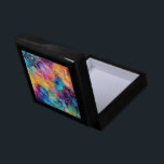 Bakgrund till färgade bläck-alkoholfärgade vattenf minnesask<br><div class="desc">Färgfull abstrakt,  handritad bläck,  modern vattenfärgbild med anpassningsbar monogram. Snygg kombination av färg.</div>