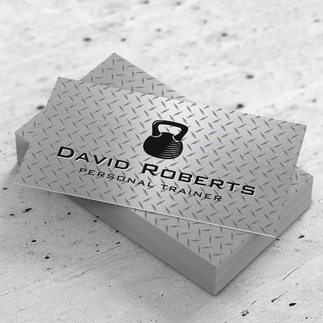 Bakgrund till Fitness Personal Trainer Modern Meta Visitkort (Skapare uppladdad)