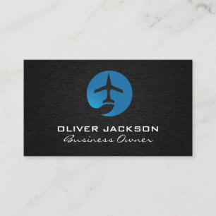 Bakgrund till flygplansens Logotyp Linen Visitkort