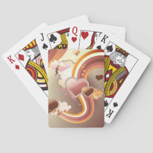 Bakgrund till formaterad design spel kort