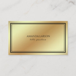 Bakgrund till guld och Svarta Ram Visitkort