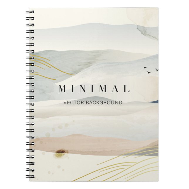 Bakgrund till konst i bergsområden och golden. Ori Anteckningsbok (Framsidan)