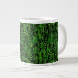 Bakgrund till kretskort jumbo mugg