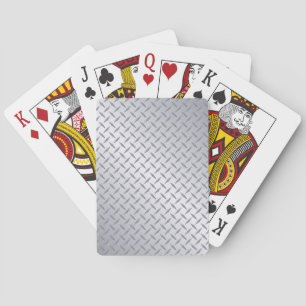 Bakgrund till ljusa ståldiamantplattor spel kort