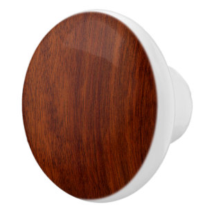 Bakgrund till Mahogany Wood Grain-utskrift Knopp