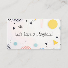 Bakgrund till rand i cirklar med kopieringsutrymme visitkort