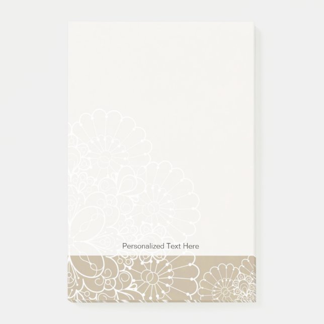 Bakgrund till Retro med snöre Post-it Block (Framsida)